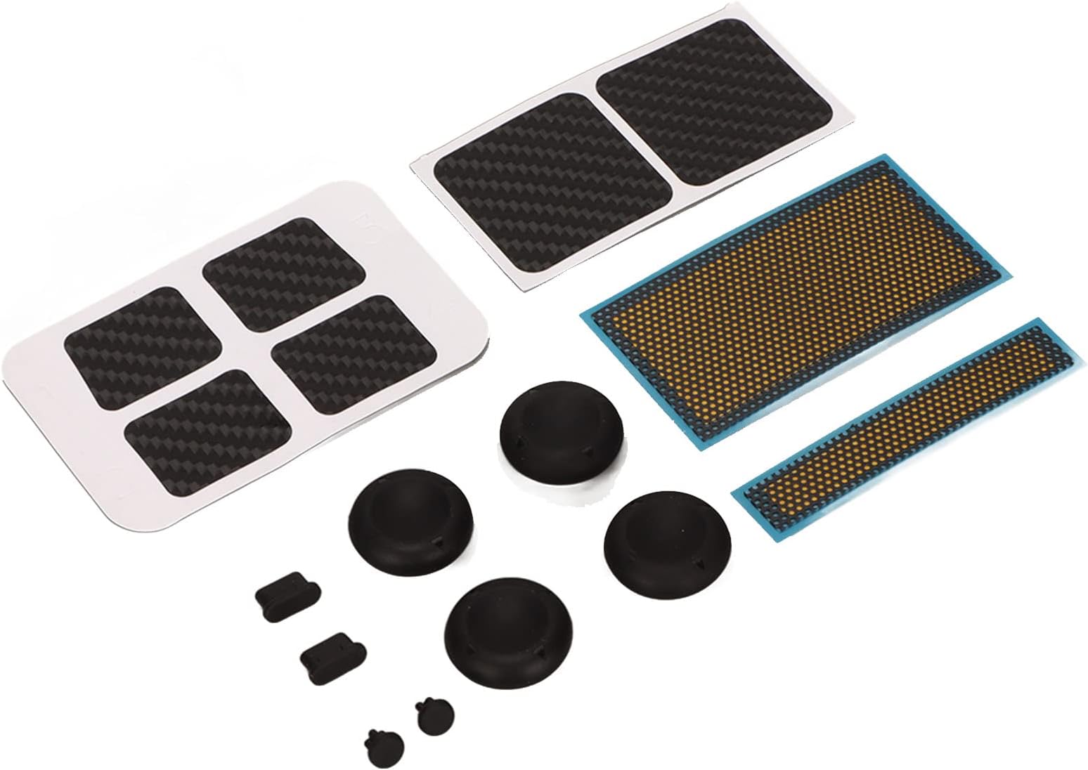 Stream Deck Touchpad Stickers for Steam Deck Silicone, Abs Gameoleion Kit Stickers Dust Dust Plugstick Gameole Skinion Set for Steam Deck