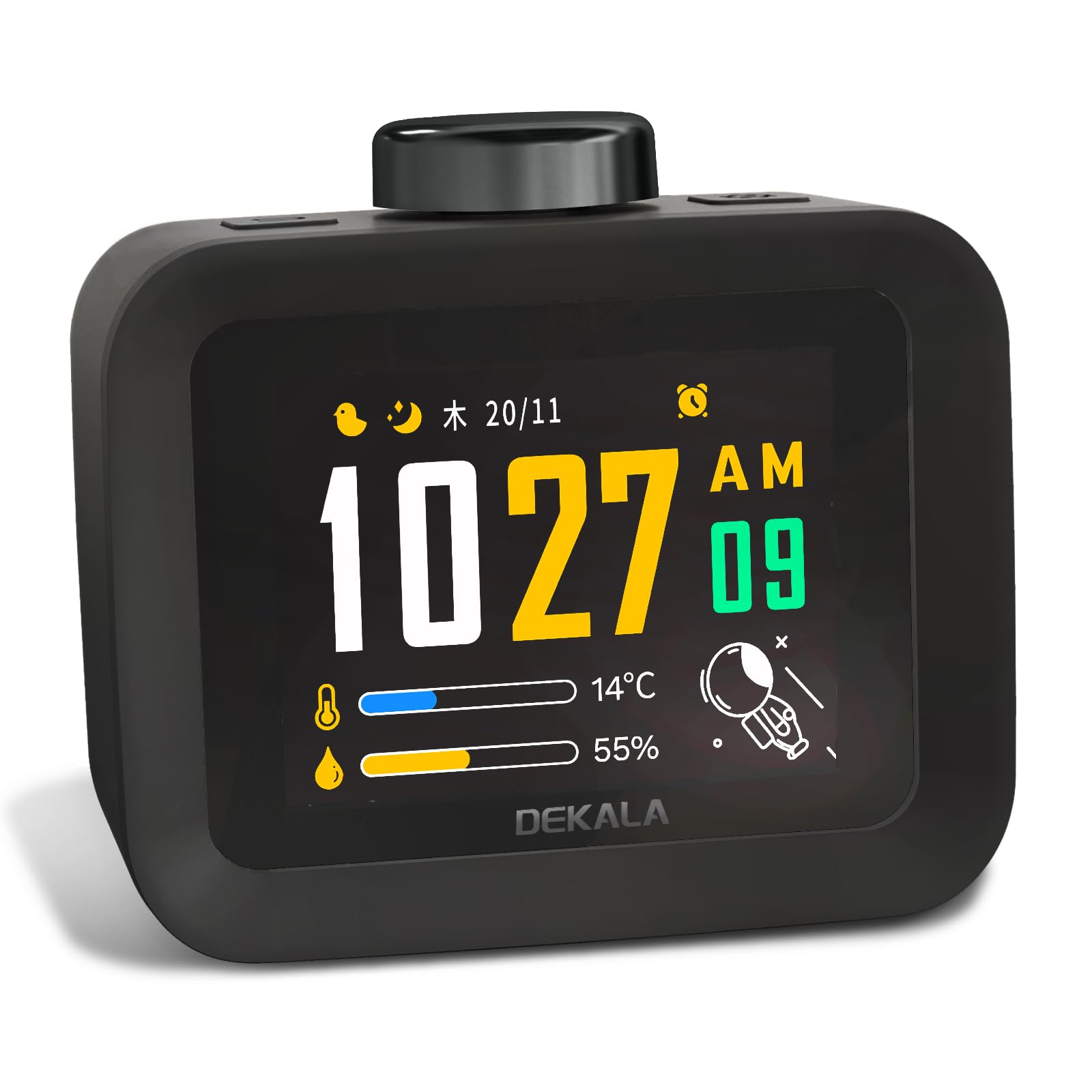 Amazon.co.jp: Dekala デジタル目覚まし時計 置き時計 大音量 2.8型 