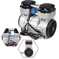 Vista 6 de Bomba de aire silenciosa sin aceite de 110 V, bomba de vacío sin aceite, para máquina laminadora totalmente automática, máquina de medición LED