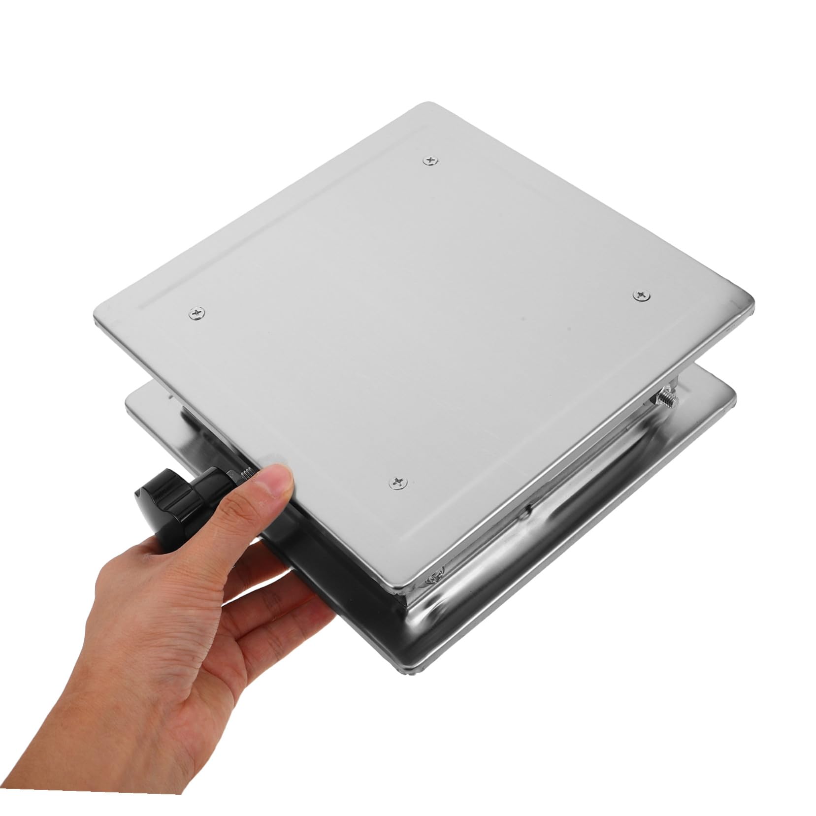 Plataforma Elevadora Manual de Acero Inoxidable Mini Gato de Laboratorio Soporte de Elevación para Experimentos el Aula