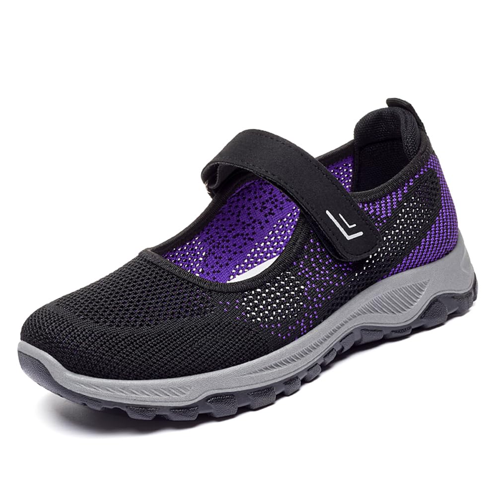 Donna Scarpe da Ginnastica Sportive Sneakers Dimensione Running Comodo Fondo Piatto Basket Sport Outdoor Fitness Mesh Scarpe da Corsa Scarpe da Barca Mesh Scarpe da Camminata 36-41EU