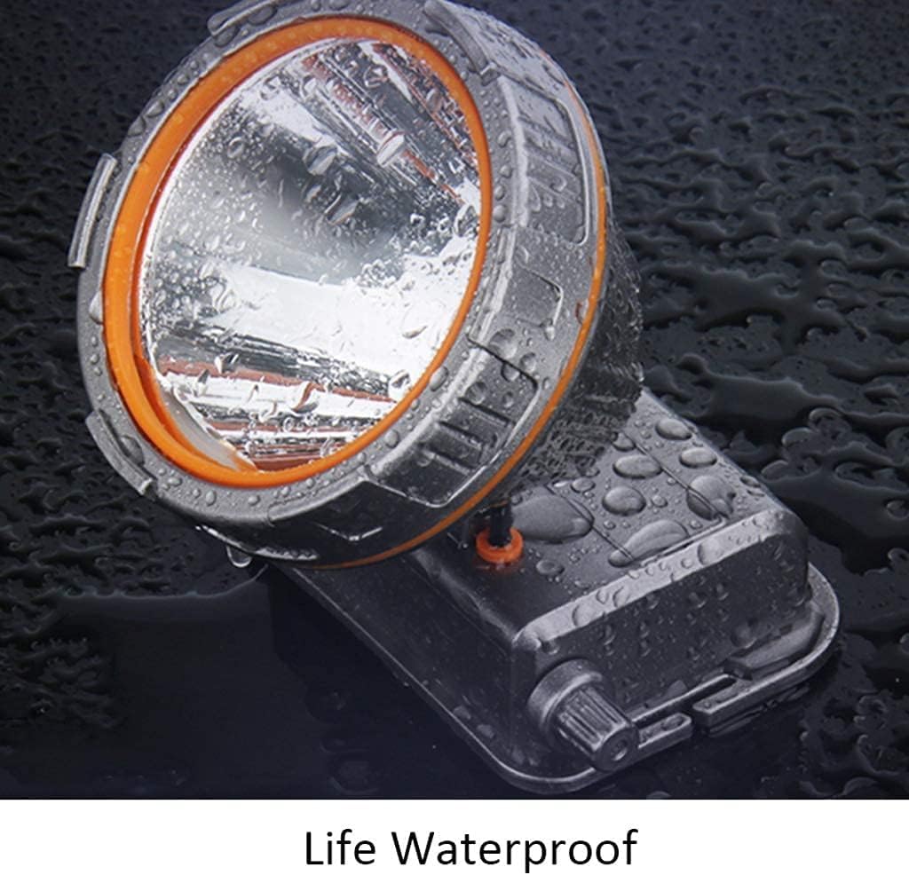 Latarka czołowa LED, latarka czołowa, lumenów wodoodporny reflektor reflektorowy, reflektor roboczy Hardhat lampa czołowa, kemping, Coon na zewnątrz