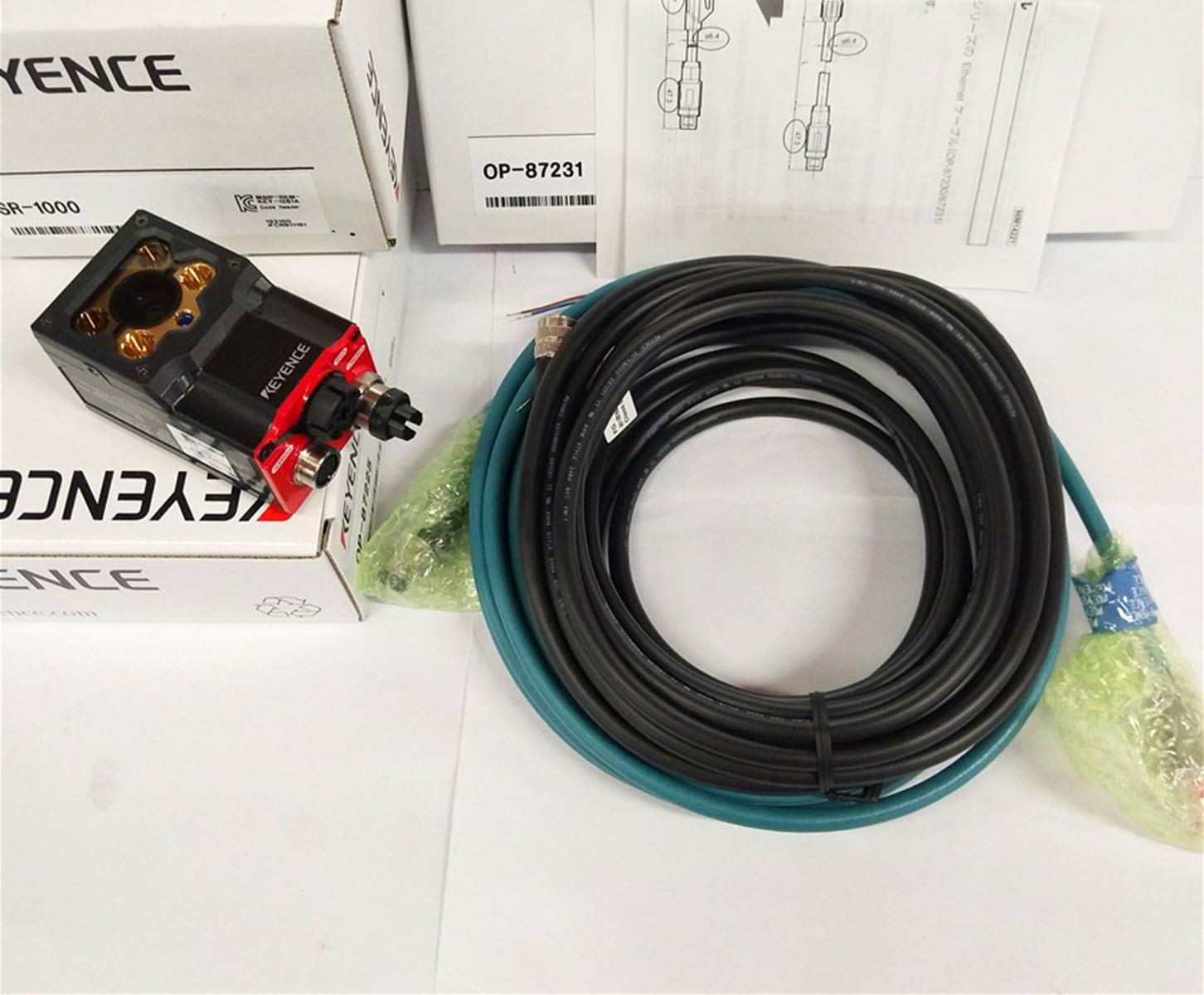 Amazon.co.jp: SR-1000 + OP-87225 + OP-87231 コードリーダーの配線 