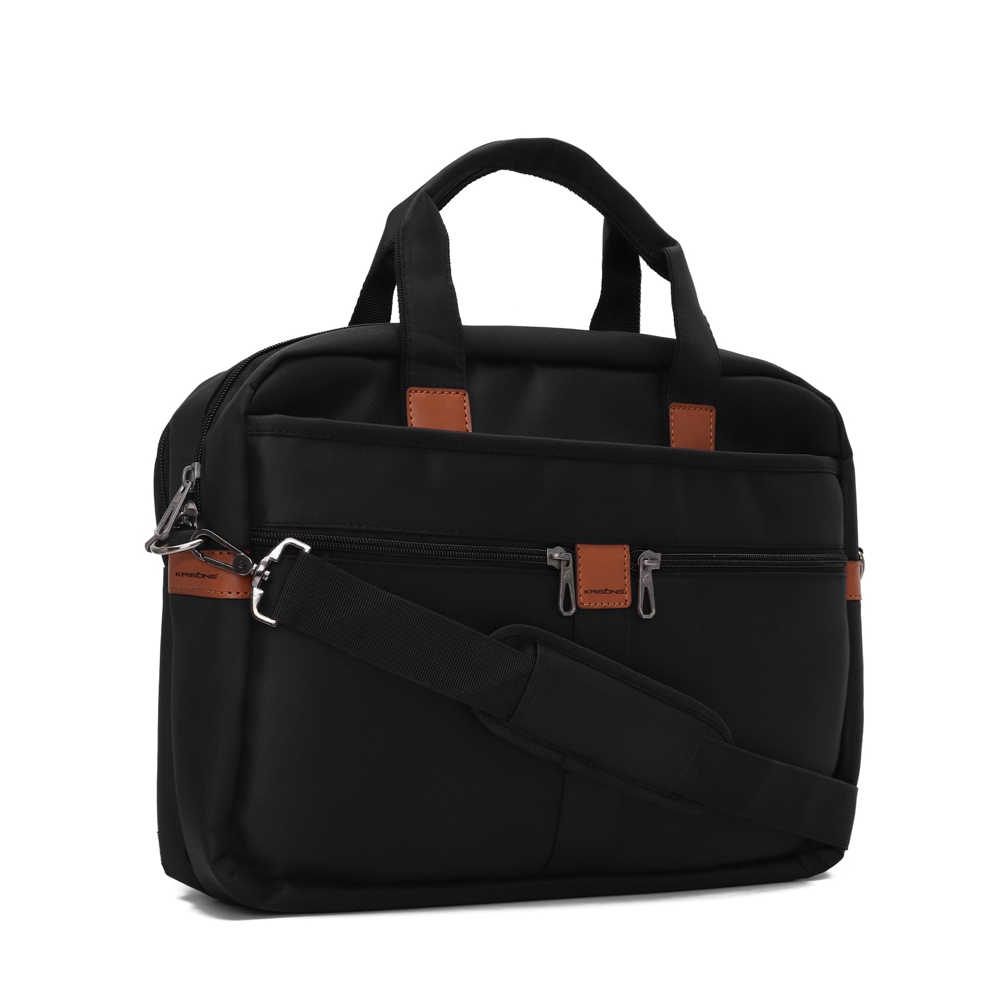 krisons TravelTechy Laptop Messenger Bag with Adjustable Shoulder Strap, Padded Compartment & Storage Pockets, Water Resistance, Travel-Partner, Perfect For Laptop Upto 16" (Unisex) (B0CK1YZ3MS) Amazon Price History, Amazon Price Tracker