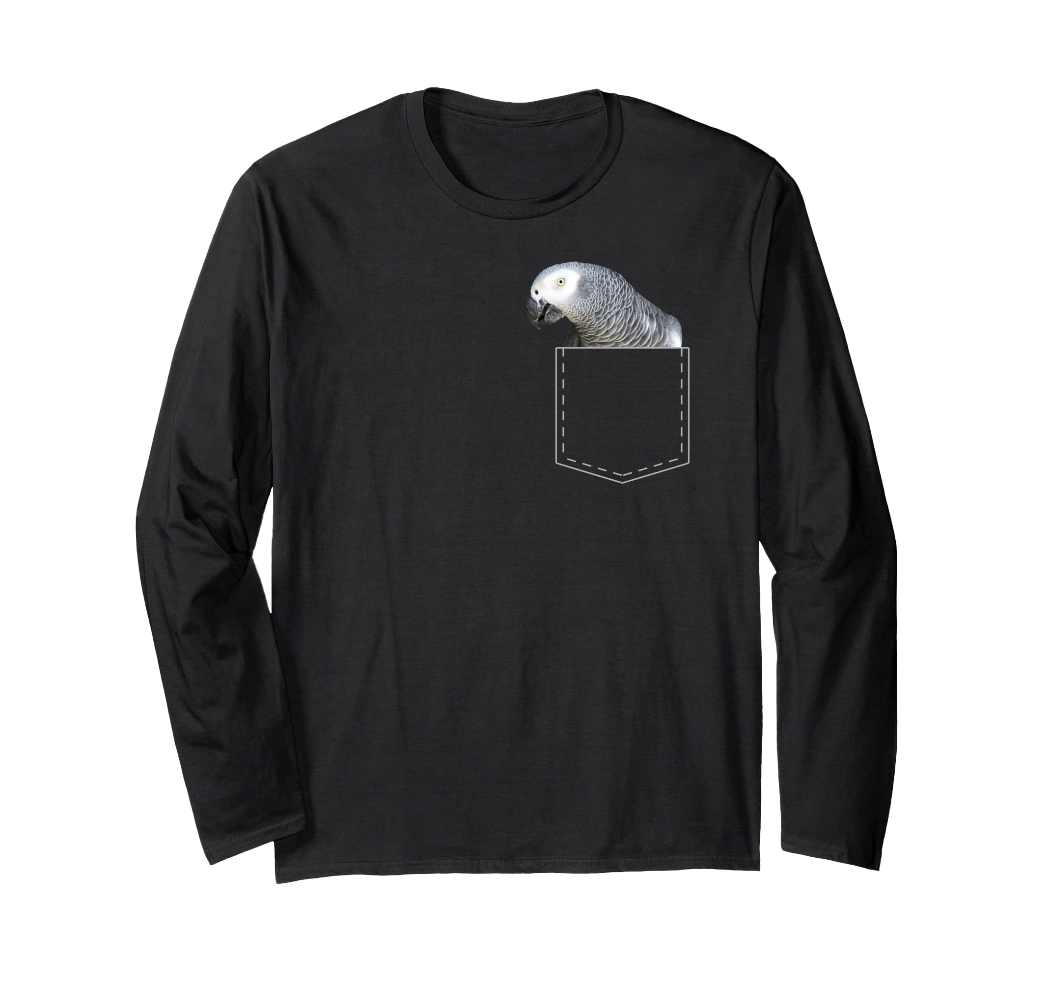 アフリカングレーオウム アフリカングレーオウム 長袖Tシャツ
