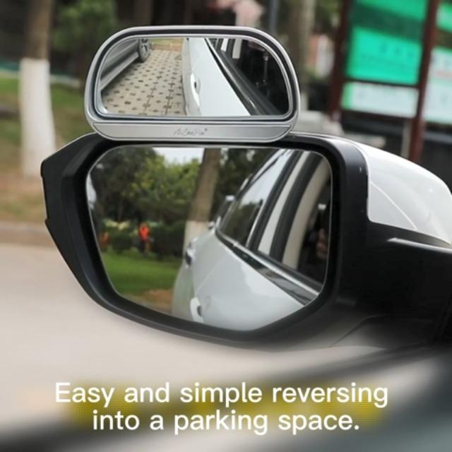 Noir,2Pcs Retroviseur Conduite Accompagnée Retroviseur Angle Mort Pour