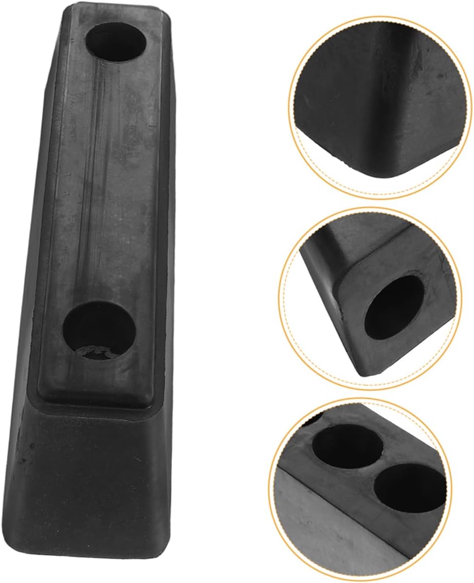 OUNONA Heavy Duty Trailer Ramp Bumper Protector Rubber Door Stopper for Trucks Rvs Collision Absorption Cushion Professional Appearance Damage Prevention