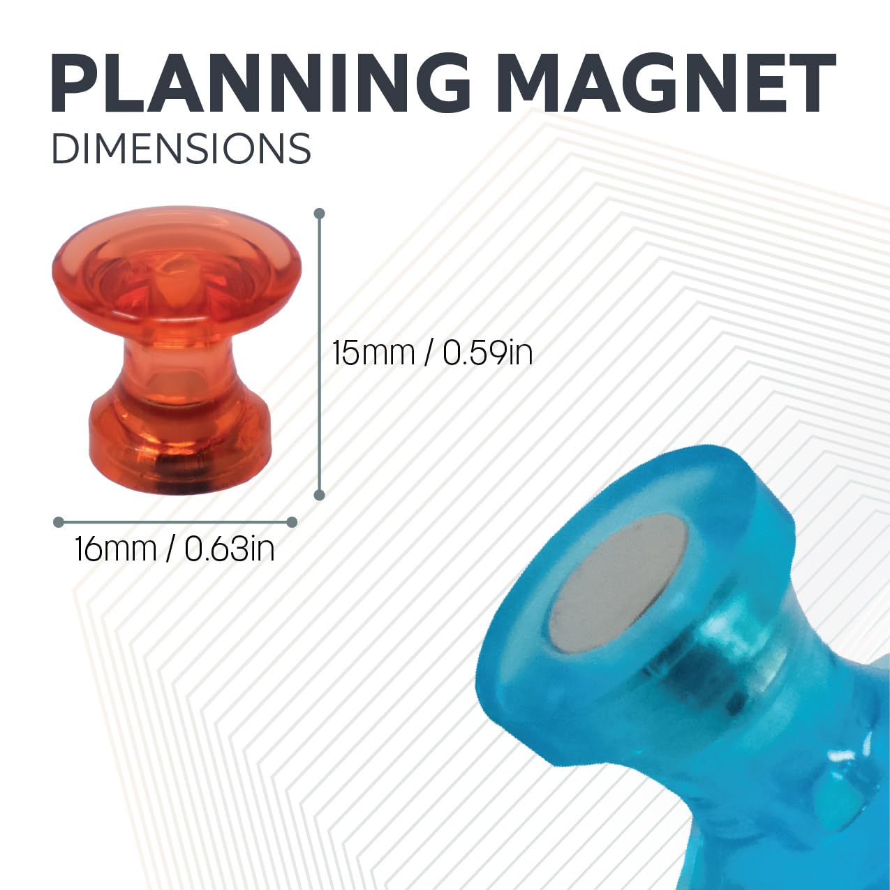 Aimants D'Épingle Magnétique Assortis
