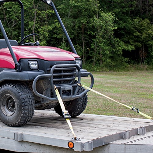 Smartstraps 14’ Commercial Ratchet Tie Down Strap – 5,000Lbs Break Strength, 1,667Lbs Safe Work Load – Commercial Duty Tie Downs For High-Investment Heavier Loads #TOP3