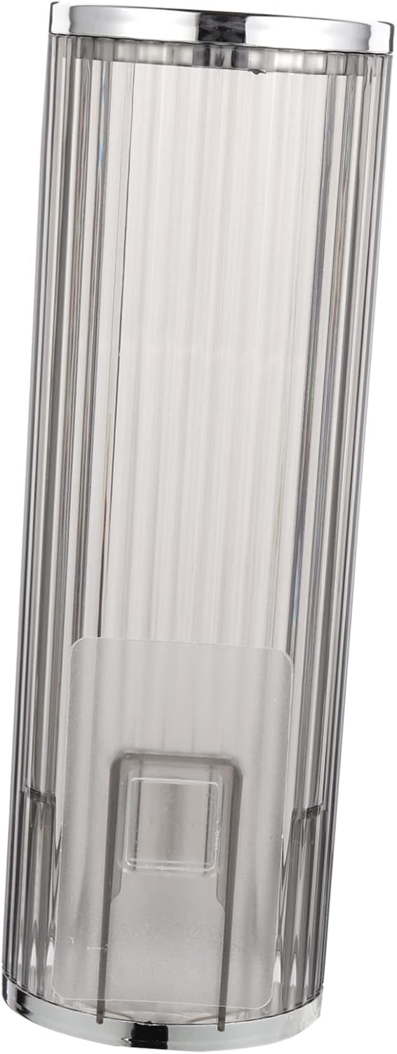 OUNONA Wall Mounted Paper Cup Dispenser with Visible Window No Punch Installation Space Saving Cup Storage Organizer for Bathroom Office Cooler and Coffee Maker