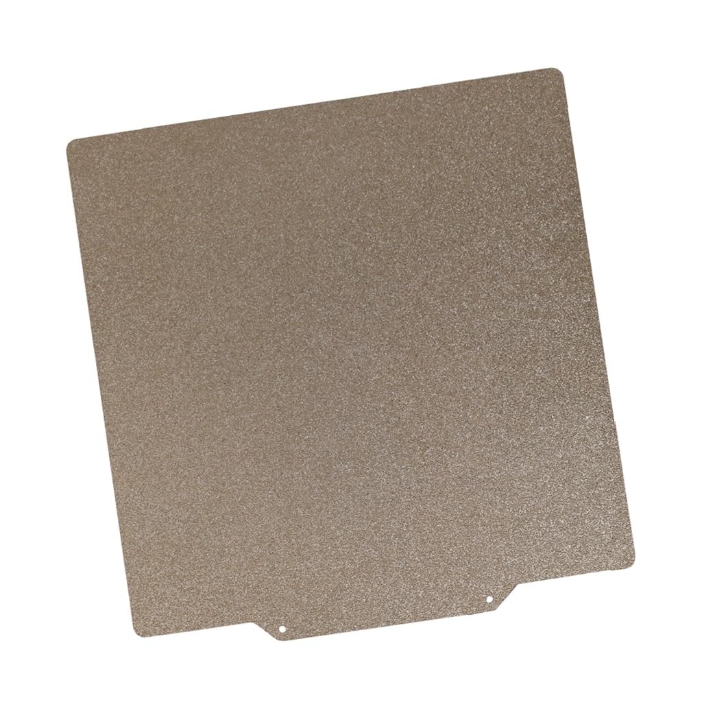 ACVACV Double Sided Textured PEI Powder Coated Spring Steel Sheet, for Home Garden Build Plate Hot Bed 3D Printer Parts(220X220mm)