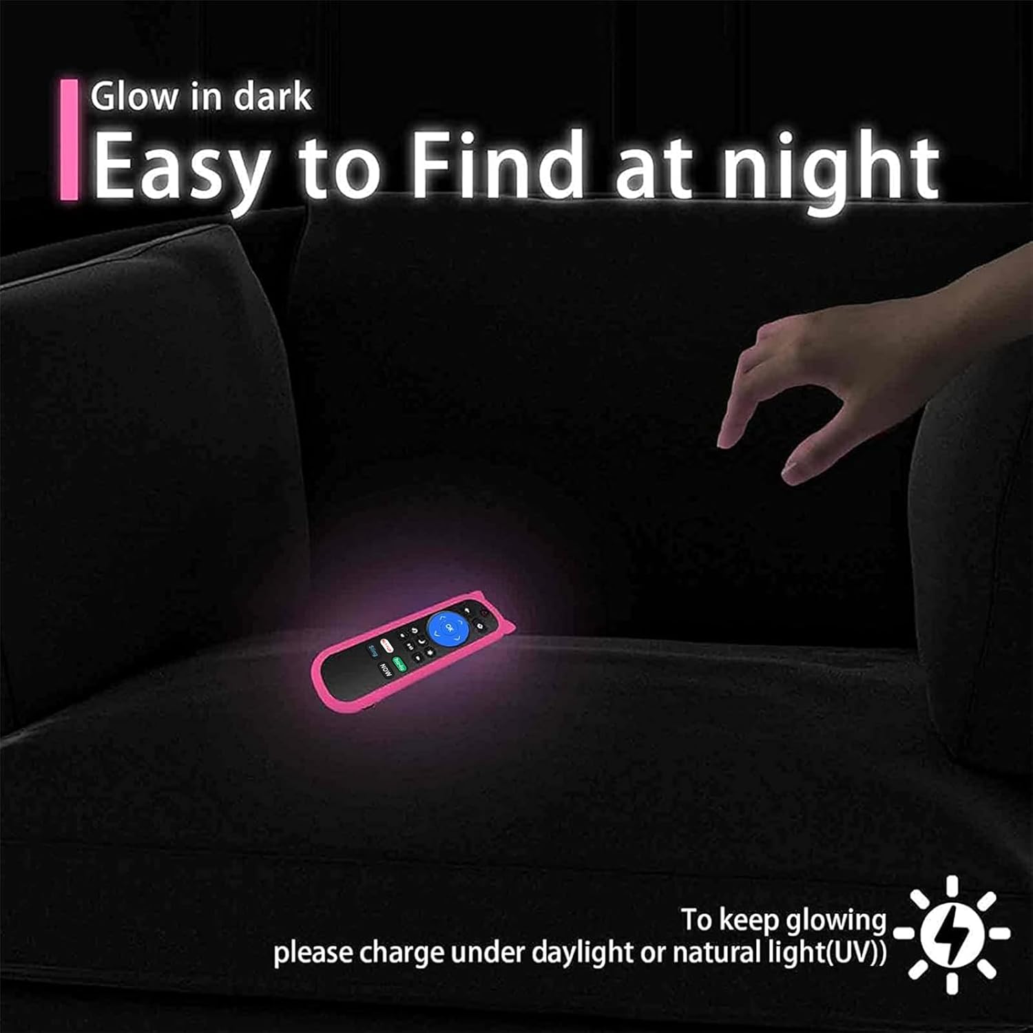 Glow in the dark remote control