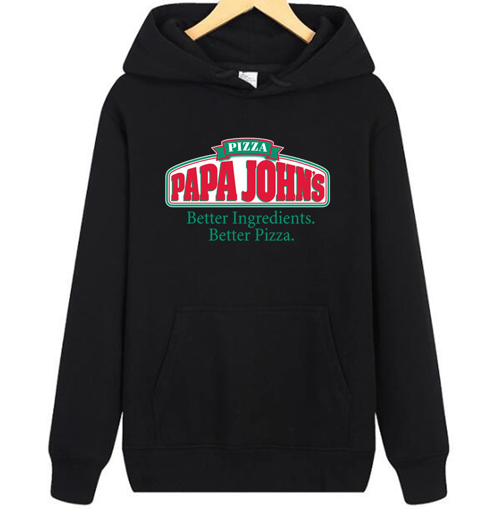 ANNE QUEENWomen's Funny Pizza PAPA John's Logo Hoodies