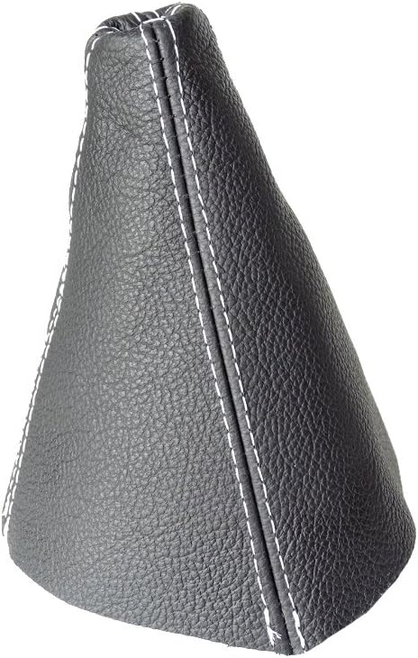 Shift Boot Compatible with Hyundai Tucson MK1 Leather Various Stitching Colour Available (White Stitch)