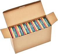 Madisi Bulk Crayons 600 Count - 150 Packs of 4 Colors (Red, Green, Blue, Yellow) Non-Toxic Classroom Supplies