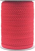 Vista 29 de Bristlegrass Picot Loop - Banda elástica para coser de 1/2 pulgada, 0.512 in, corona de carrete con volantes, cinta elástica para atar el cabello