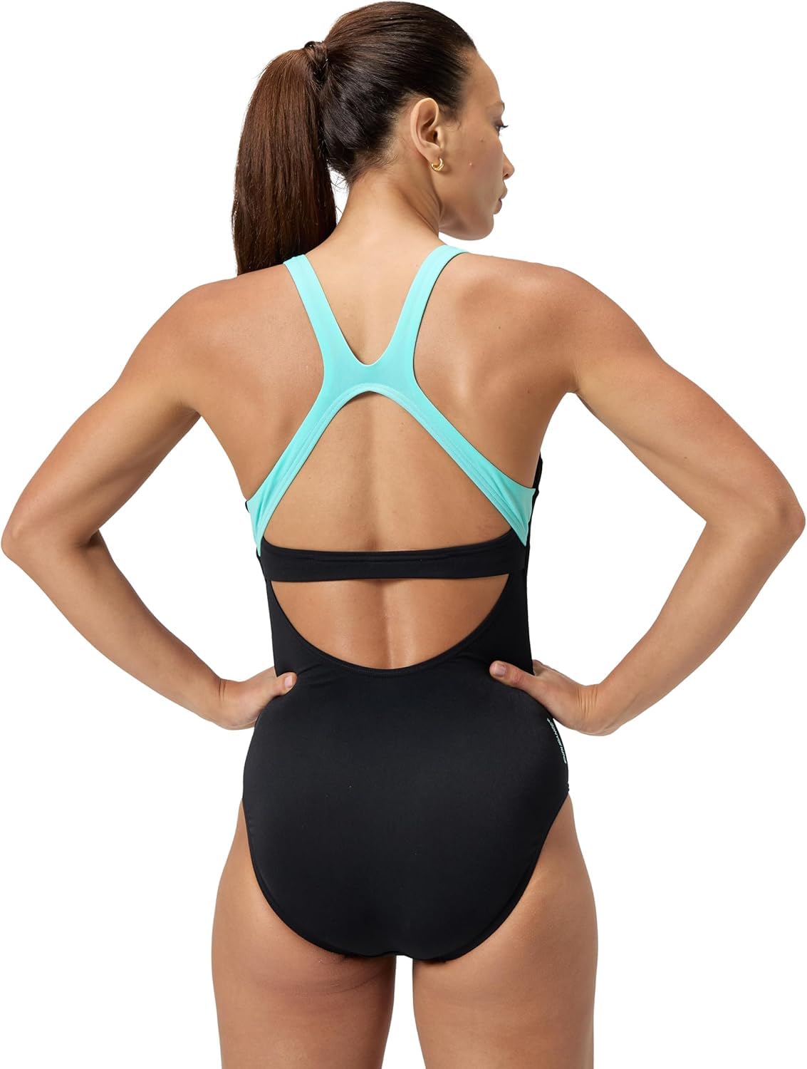 Speedo Damen Badeanzug mit Flexband und Integriertem Schwimm-BH