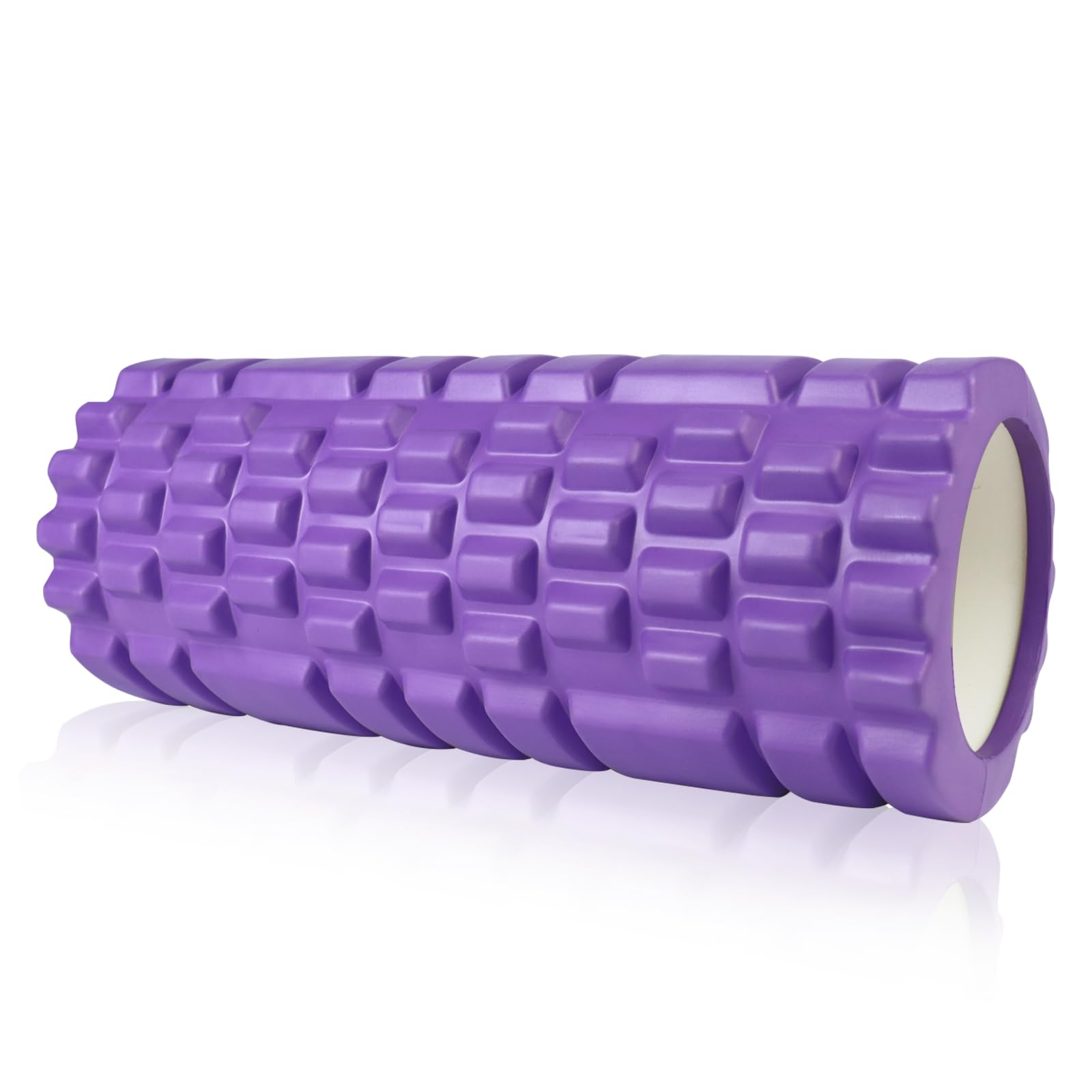 Photo 1 of Joyenergy Foam Roller for Deep Tissue Massager for Muscle and Myofascial Trigger Point Release, 13" High Density Exercise Patented Roller for Trigger Point, Yoga, Body Stretching - Purple