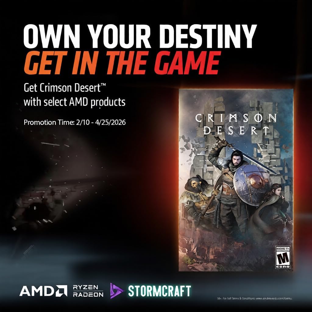 STORMCRAFT Falcon AI Gaming Computer AMD Ryzen 7 7800X3D 5.0 GHz, RX 9070 XT 16G, 32GB DDR5 RGB 6000MHz RAM, 1TB Gen4 NVMe SSD, 850W Gold ATX 3 PSU, 360mm AIO, USB-C, Bluetooth, Wi-Fi VR Ready PC 3 61K4b6sbtLL. AC SL1024