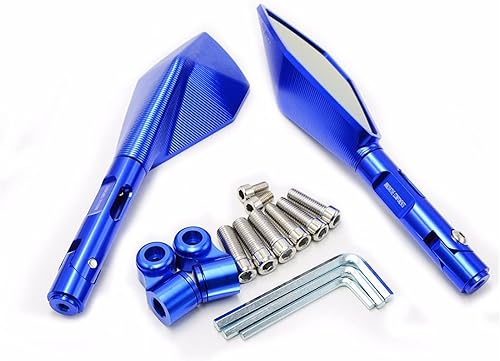 Motorcycle Mirrors For Honda Yamaha Kawasaki Z750 Z800 Z1000 Suzuki Ducati XT660 WR250 WR125 Aluminum CNC Motorcycle Rearview Side Mirror (Color