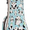 MUSIC FIRST Original Design 15mm Padded Cartoon Panda Violin bag, 1/4 1/2 Soft Violin Case, Violin Travel Bag, Violin Backpack Notice: Fit for 1/2 and 1/4 Size Violin, Max bow length 62cm (24.4 inch)