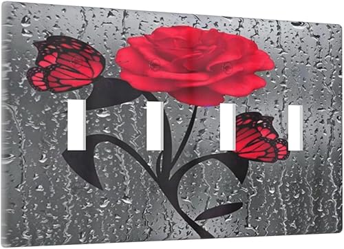 Miniatura 76 de París Torre Eiffel Arco de Triunfo Paisaje de la Ciudad Europea Rosa 1 Gang Interruptor de Luz Cubierta de Interruptor de Toma Dúplex Placa de pared