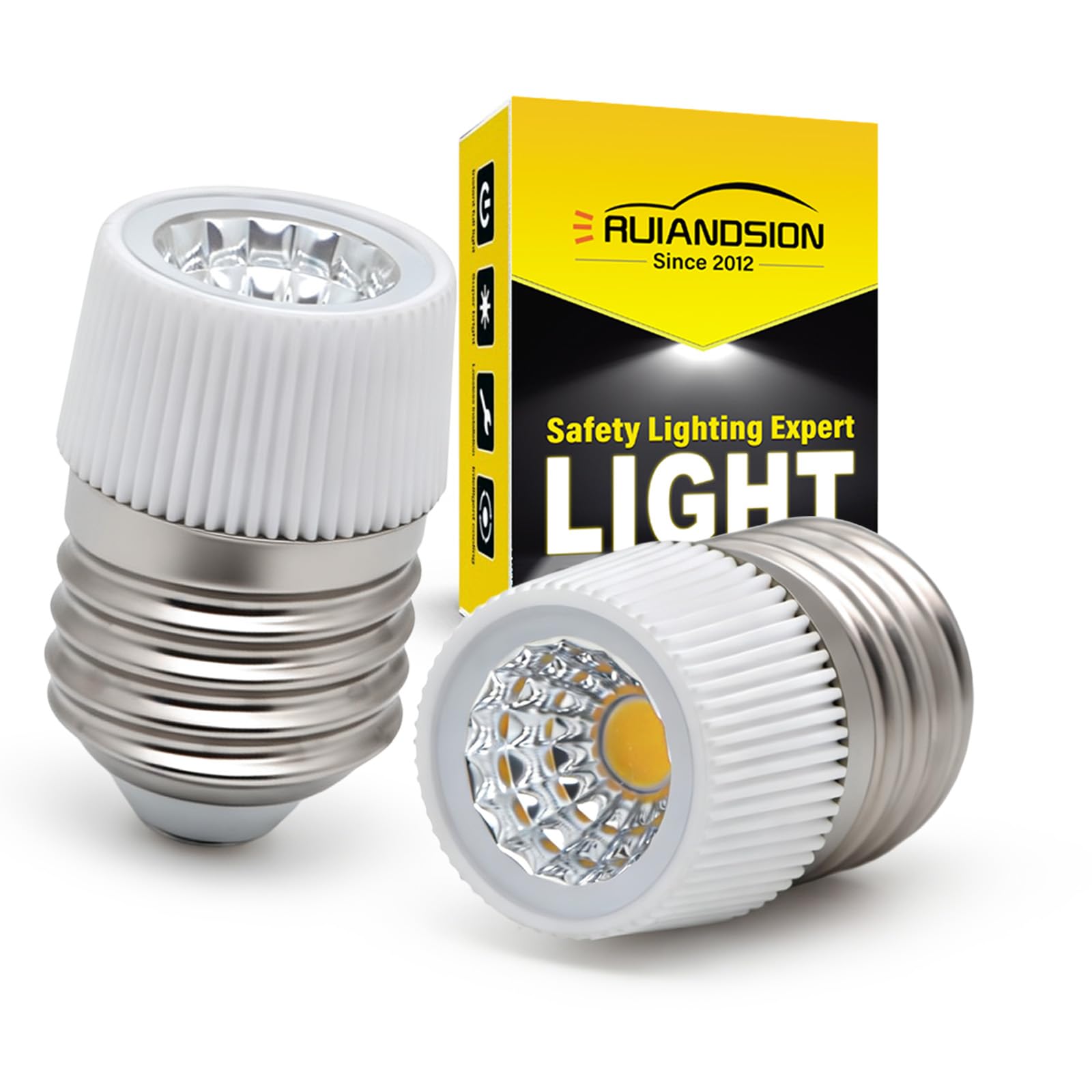 Ruiandsion dimmbarer E27 COB LED Spotlight 2W 4000K AC220-240V 10er-Pack | Hitzebeständiges Keramikgehäuse, flimmerfrei, augenfreundlich, ideal für Heim & Gewerbe, 10er-Pack
