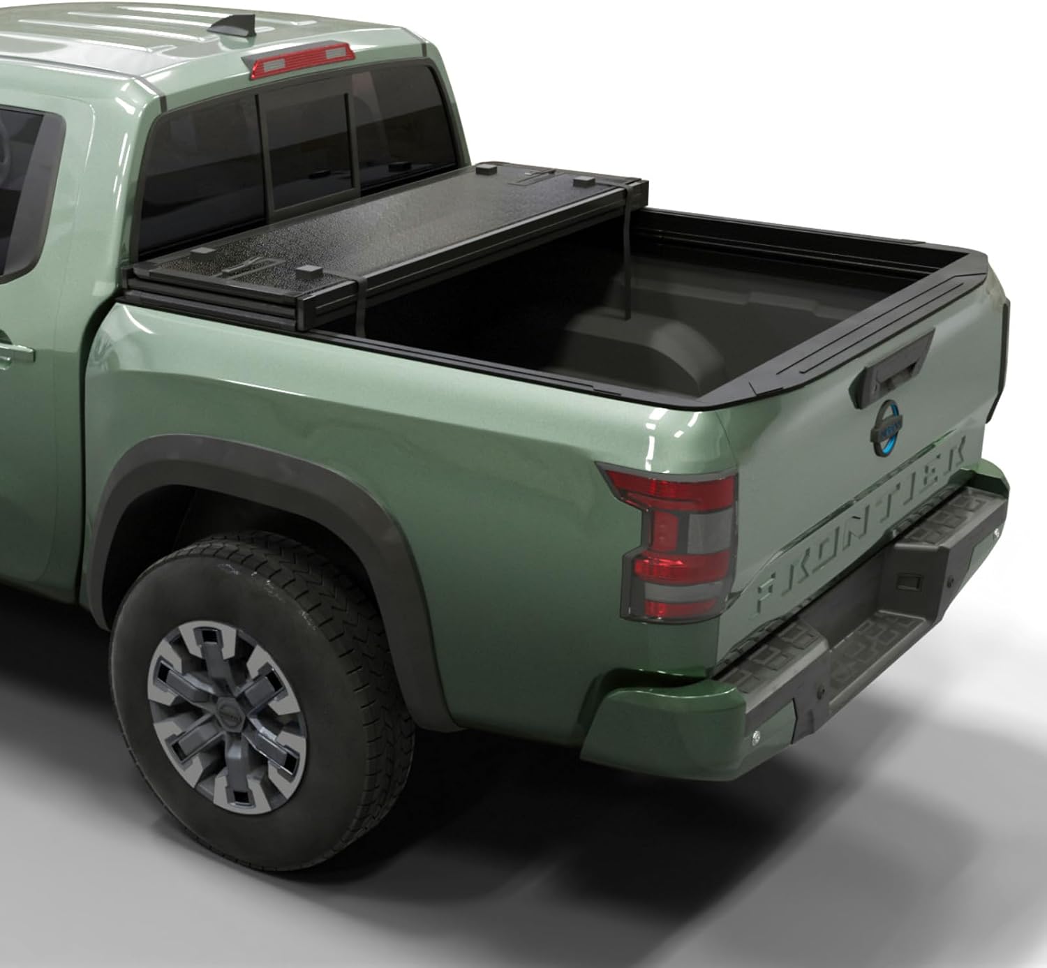 Toptiny Hard Folding Truck Bed Tonneau Cover|HTF033|Fits 2005-2026 Nissan Frontier 5ft Bed (60")