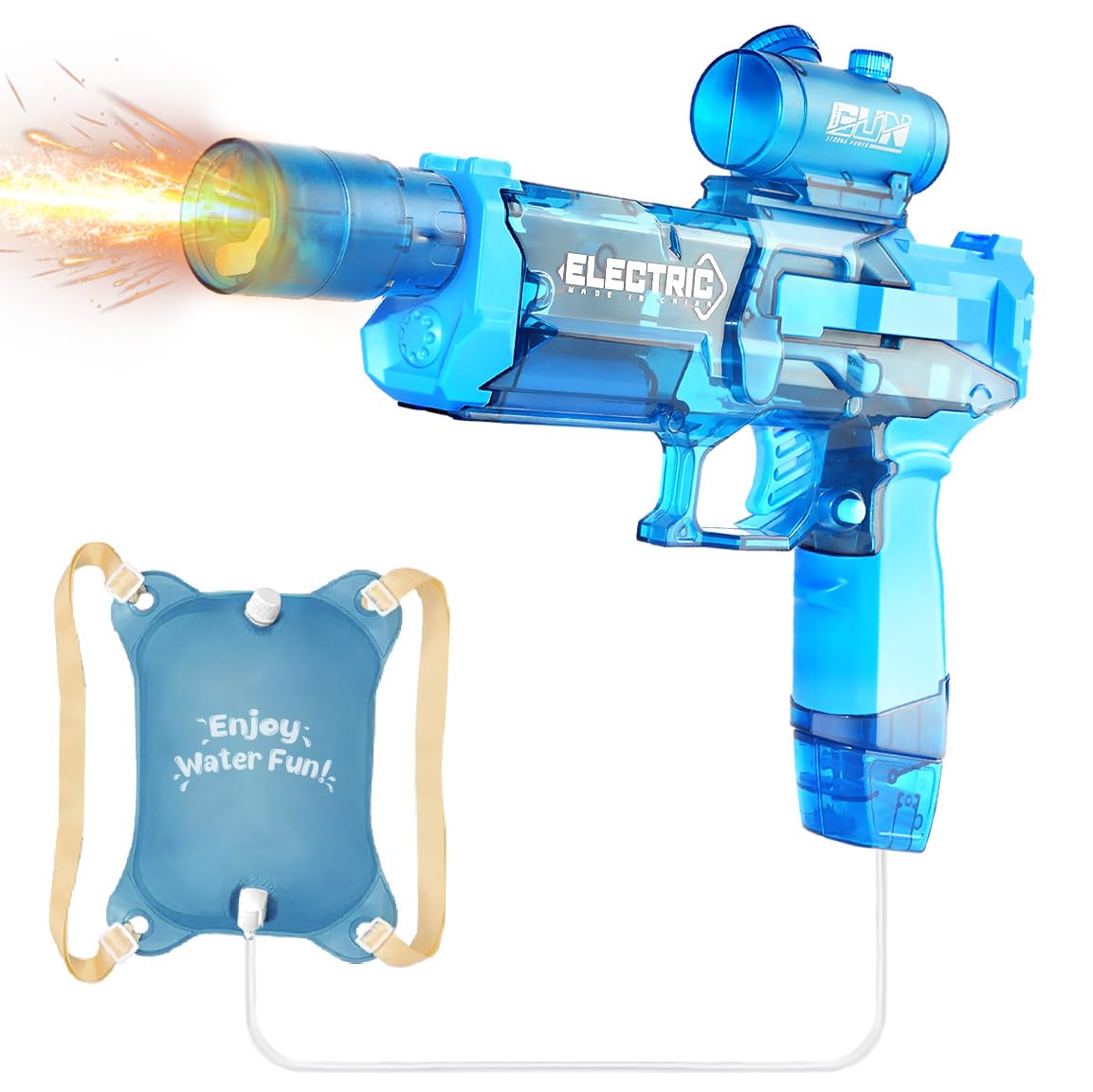 Super Water Gun for Adults Kids - Electric Water Guns Sokar Blaster with 2300cc High Capacity - Automatic Squirt Blaster with Long Range for Boys