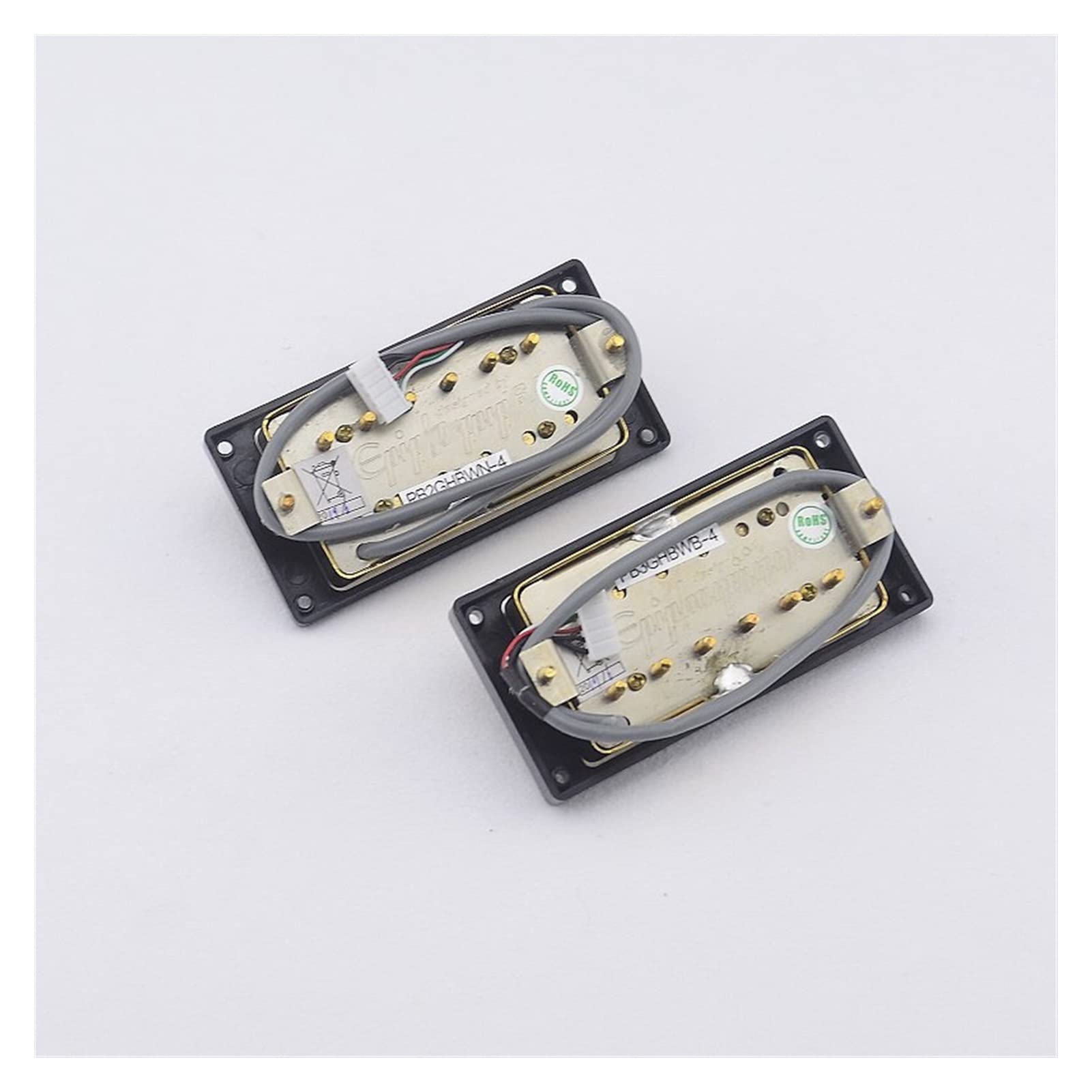 Humbuckers 1 Conjunto Pro Guitarra Eléctrica Alnico Humbucker Pickup Cover Gold (Color : 01)