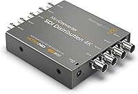 Blackmagic Design Mini Converter SDI Distribution 4K - 1 SDI Input to 8 Reclocked Outputs, Auto SD/HD/6G-SDI Detection
