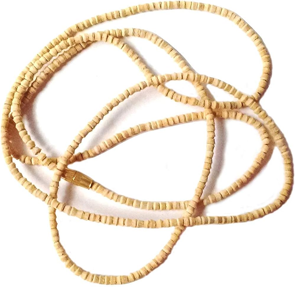 Tulsi Mala for Daily Jaap & Meditation | 108 Beads Natural Wood for Men & Women (2 Round Tulsi Mala)