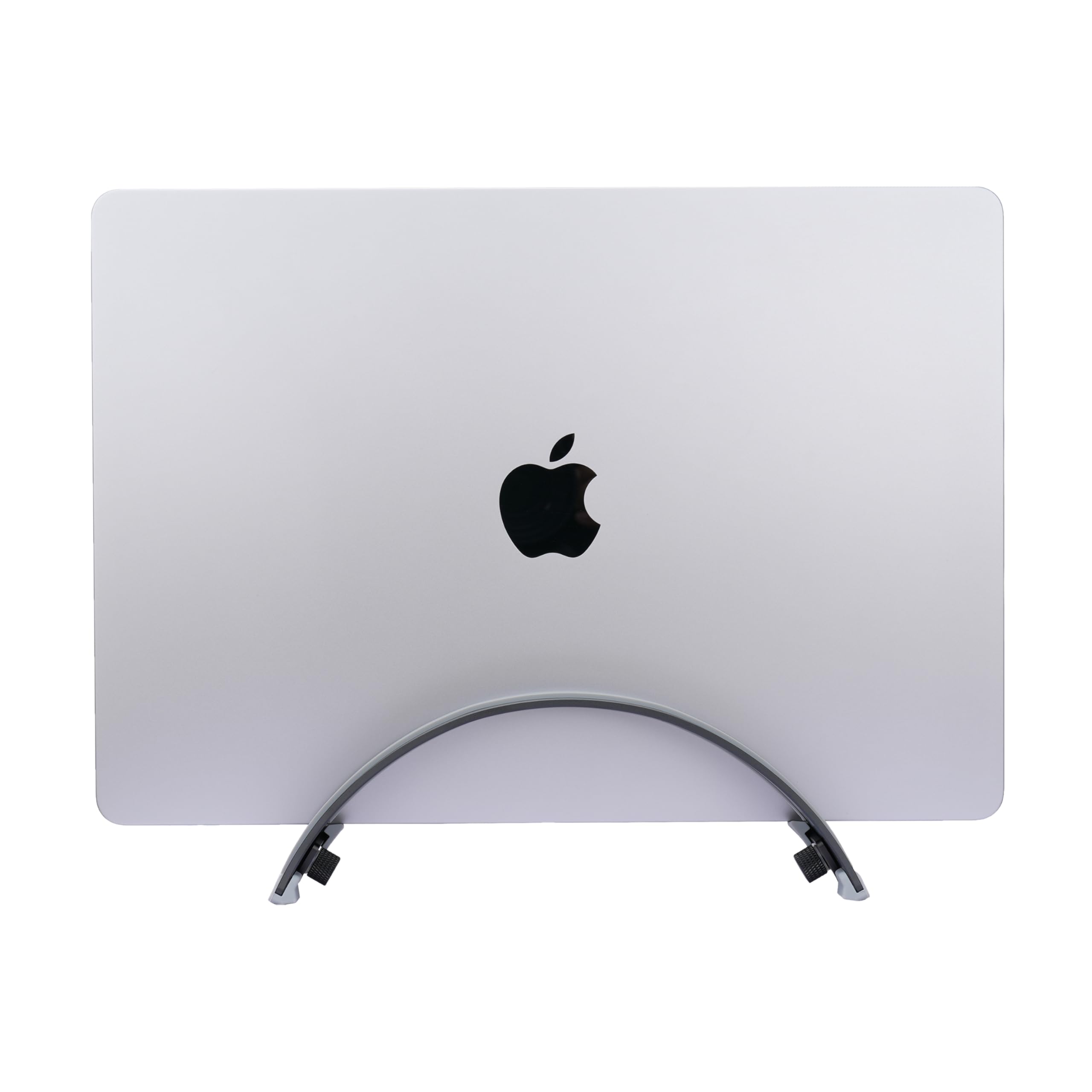 Supporto Verticale Regolabile per Laptop-Alluminio 6061, Precisione CNC, Finitura Anodizzata, Adatto a Tutti i Laptop Inclusi Quelli da 17 Pollici, Design Ventilato, Pad Antiscivolo in Silicone