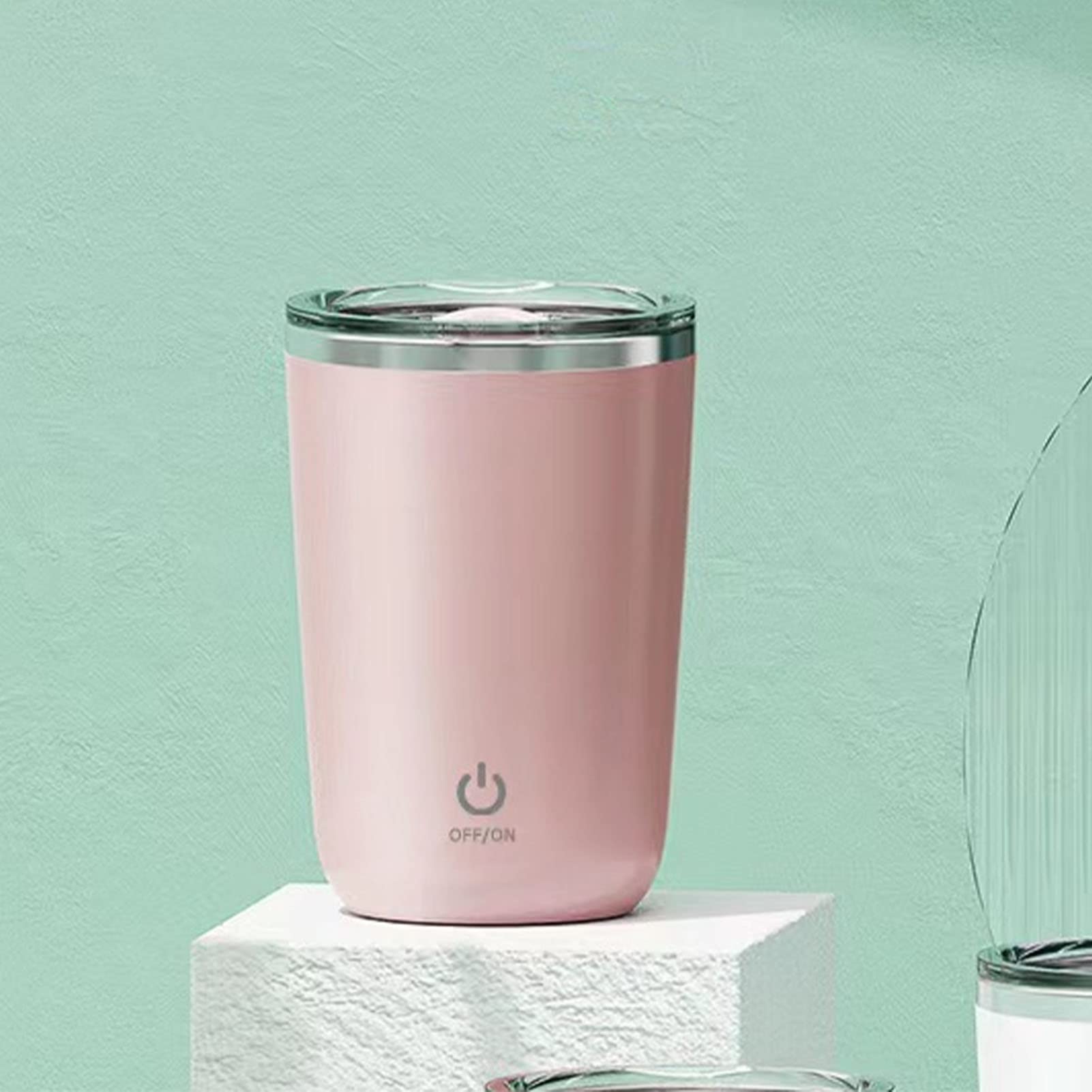 Tazza da caffè automatica, 350 ml, con rivestimento interno in acciaio inox, impermeabile IPX6, lavabile, per caffè, latte, proteine in polvere
