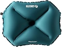 Klymit Pillow X Inflatable Travel Pillow: Lightweight 1.95oz for Airplane, Backpacking, Camping, Hammock