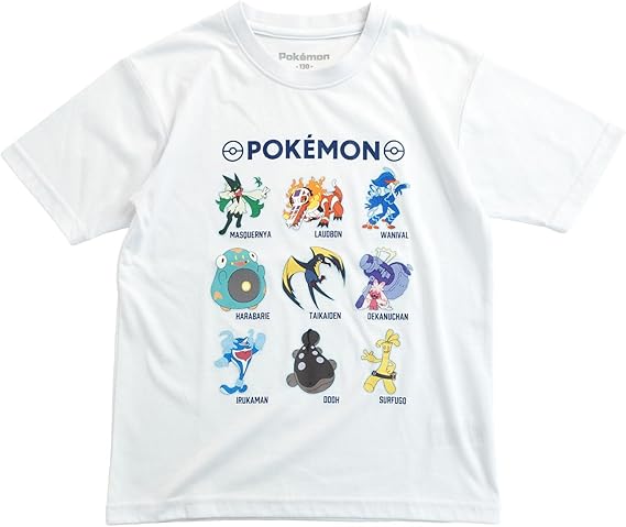 Amazon | [ファインプラス] Tシャツ 半袖 ポケモン ポケットモンスター