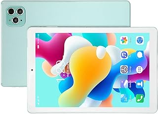 Tablet 2 Em 1, Dual SIM 5G WiFi 8MP 16MP Tablet 10,1 Polegadas 5.0 UE Plug 100-240V CPU de 8 Núcleos Com Mouse RGB para 11 para Estudo (Verde)
