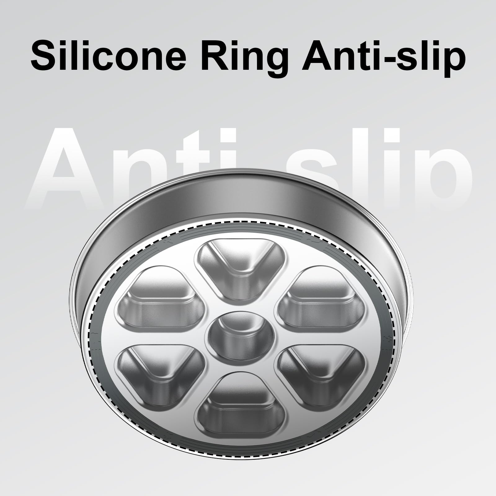 Kactoily 304 Stainless Steel Slow Feeder Dog Bowl, 2.5 Cups Non-Slip Pet Bowl, Raised Design for Slow Eating & Digestive Health - Perfect for Medium Large Dogs - image 5