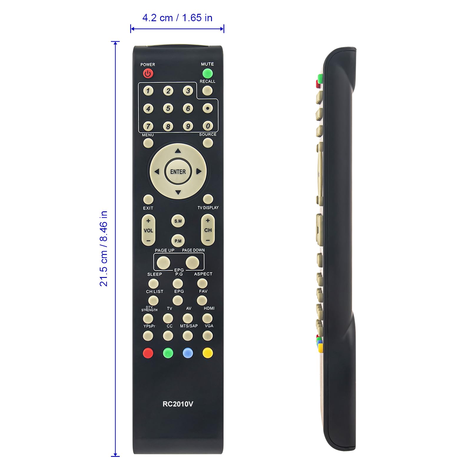 Remote Control For Viore LED32VFZ61 V40LCF120P V47LCF120P LC22VH60 LC26VH60 LC32VF62 LC32VH60 LED HDTV TV