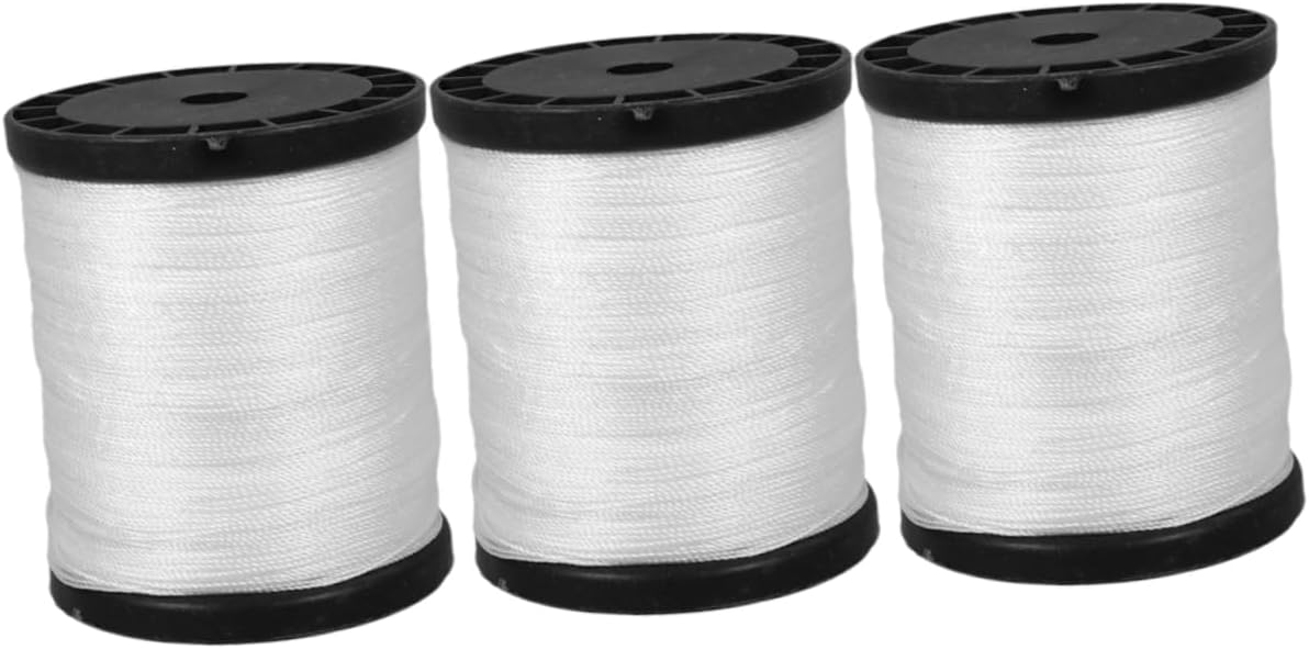 3 rollos de cuerda de nylon para mampostería: cordón de construcción resistente y flexible - cuerda de nylon versátil para albañilería, sitios de construcción y uso exterior miniatura 1