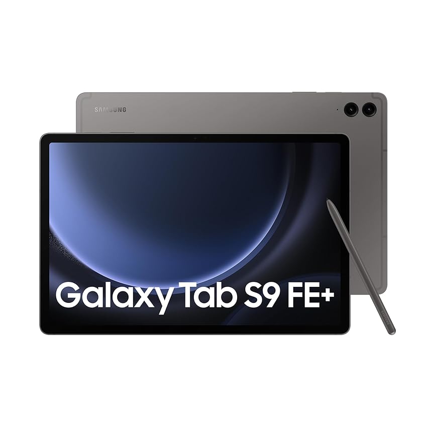 Immagine del prodotto Samsung Galaxy Tab S9 FE+, Display 12.4'' TFT LCD PLS, Wi-Fi, RAM 8GB, 128GB, 10.090 mAh, Exynos 1380, Android 13, IP68, Grigio (Gray), (Versione italiana) 2023