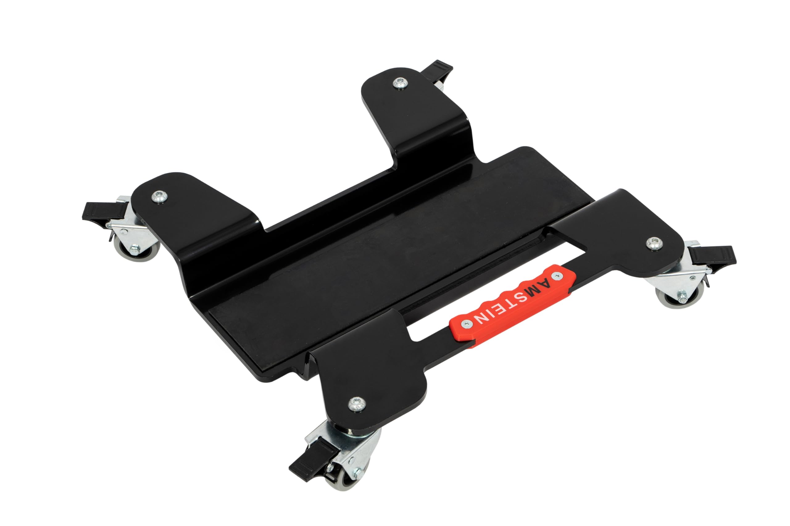 Motorrad Rangierhilfe für Hauptständer Rangierplatte AMSTEIN AM-2 Black Rangierhilfe Rollwagen bis 400kg
