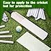 LEIFIDE 4 Pcs Cricket Bat Protection Sheet Cricket Bat Anti Scuff Sheet Tape Transparent and Clear Face Cover High Viscosity Fiberglass 14.96