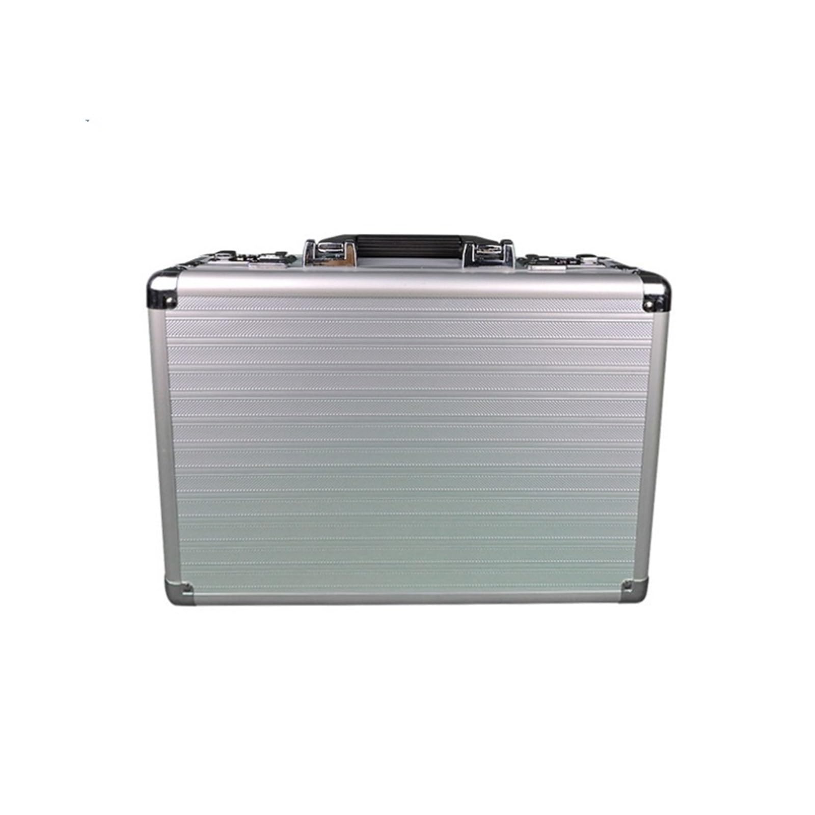 Mini Safe, Aluminum alloy Combination lock Portable case Document storage box Data sorting safe mini money
