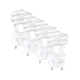 SLEEKLIGHTING - 13Watt GU24 Base 2 Prong Light Bulbs- UL approved-13w 120v 60hz Light Bulb- Mini Twist Lock Spiral -Self Ballasted CFL Two Pin Florescent Light Bulb- 3500K Neutral White -4pack-