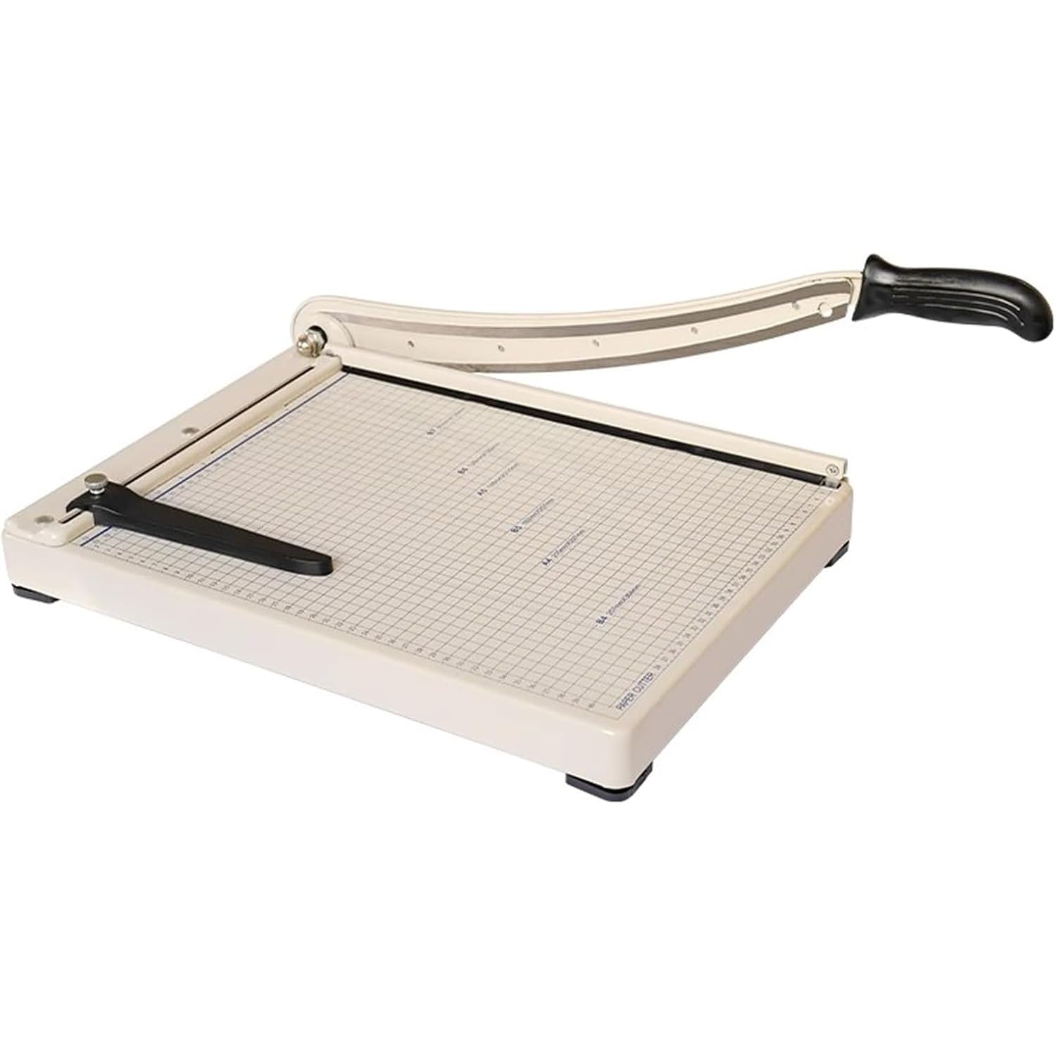 Taglierina a ghigliottina, larghezza 38 cm, capacità 10 fogli, tagliacarte A3 per PVC, plastica, rame, fogli di ferro e tessuto