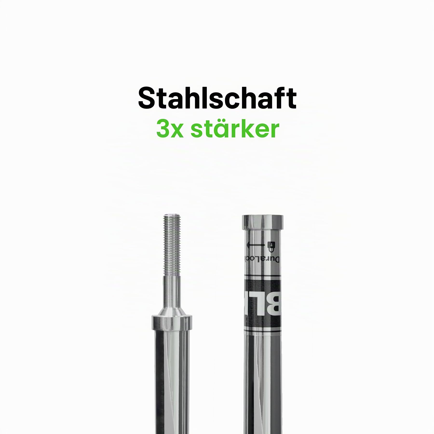 Q Gen 2 verstellbarer Golfschläger (Stahlschaft) – langlebiger 2-teiliger Reiseschaft – 8 Einstellungen von 4° Putter bis 60° Lob Wedge – Herren & Damen