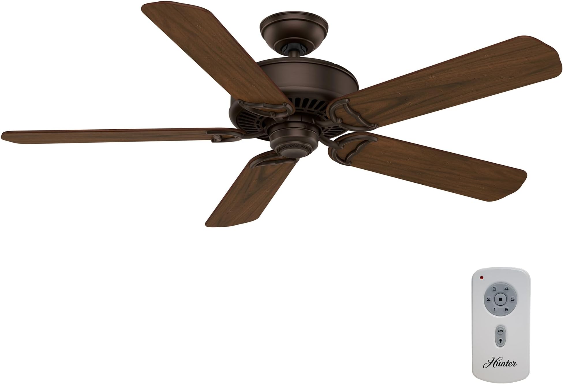 Casablanca Panama, Indoor, Ceiling Fan, No Light, 54 inch, Brushed Cocoa