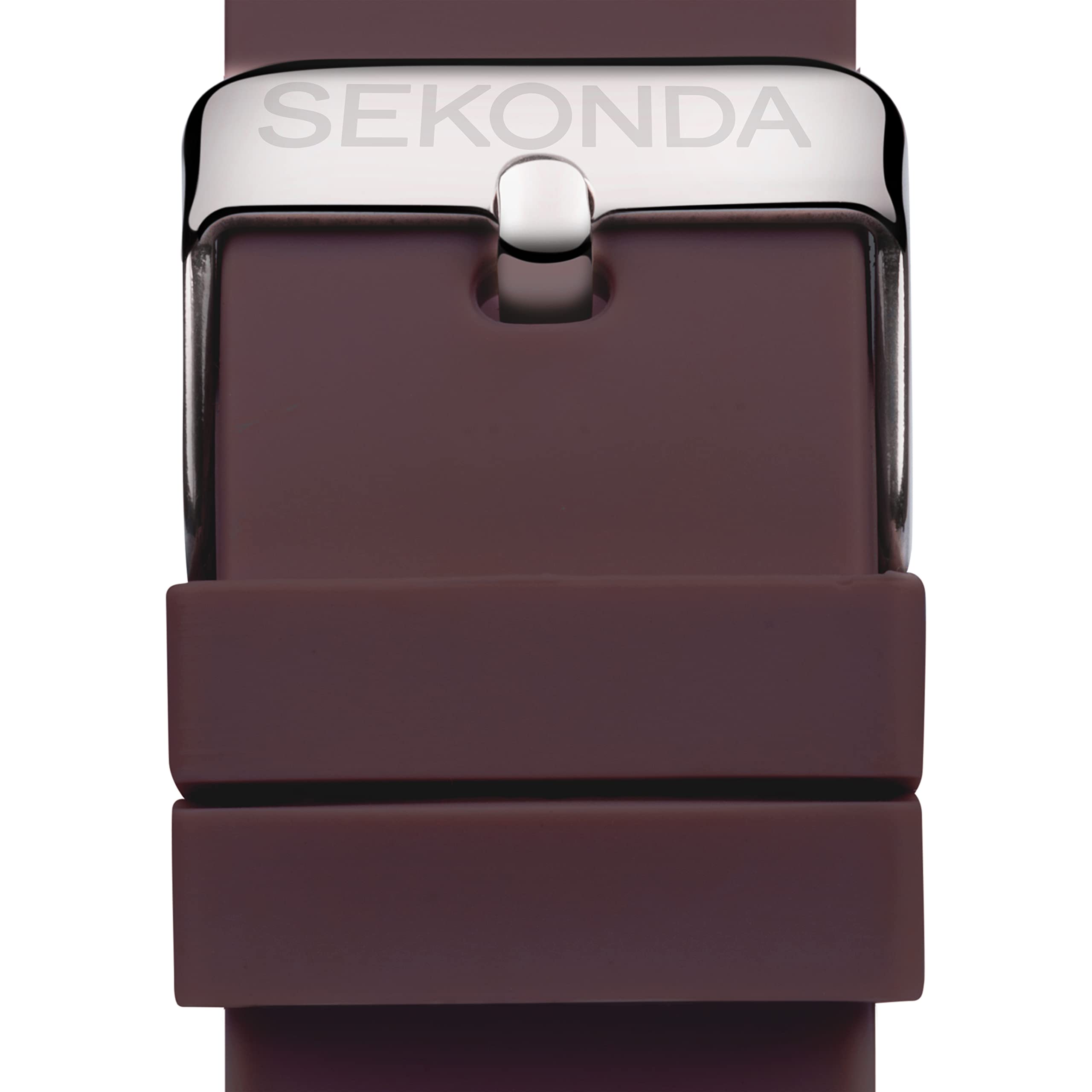 Sekonda Inteligentny zegarek Motion 36 mm z pulsometrem i monitorem snu, codzienna aktywność, sport, muzyka, funkcja pogody i wiadomości, z gumowym paskiem.