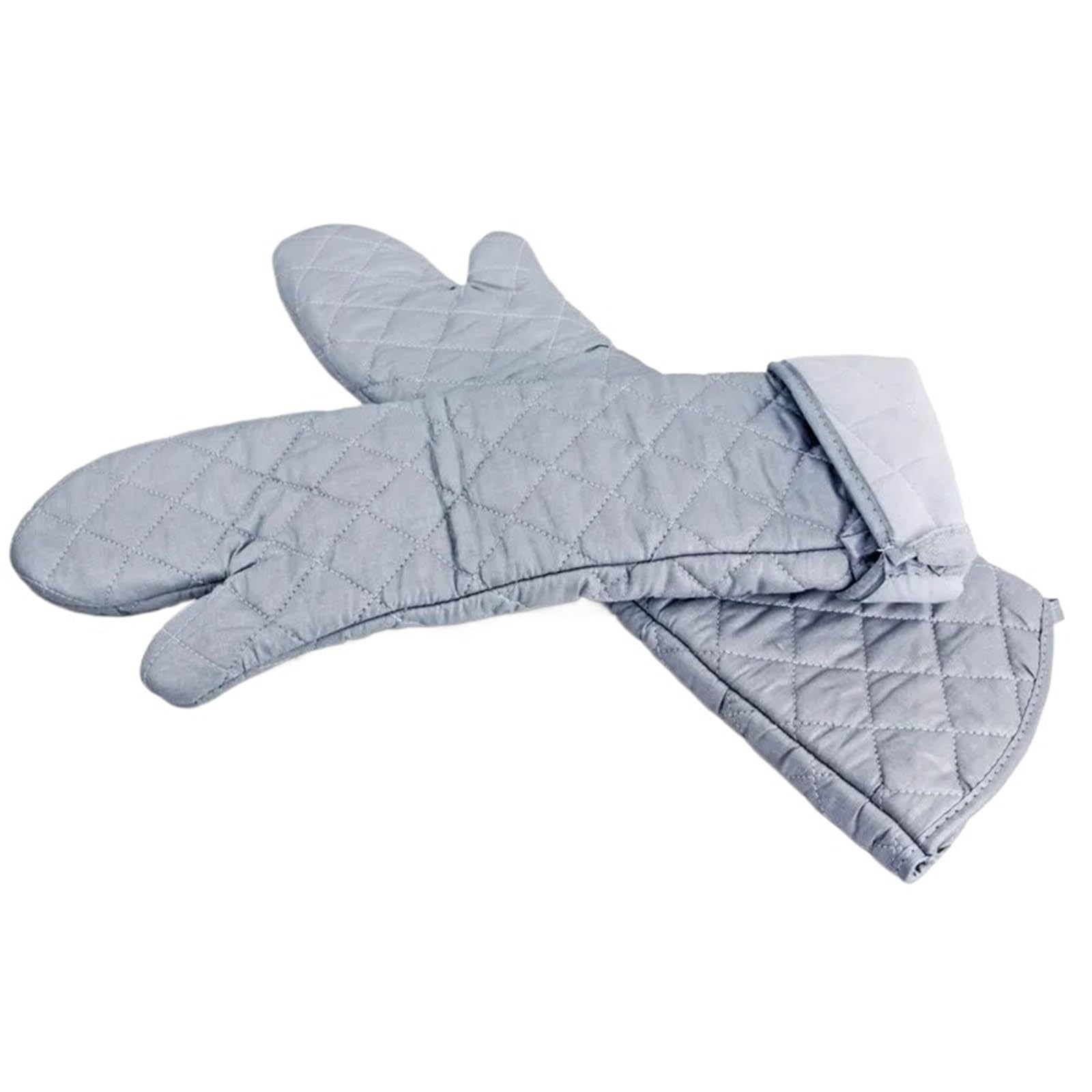 MRKU Gants de Cuisine en Coton Long, résistants à la Chaleur, pour Le Four et Le Barbecue (1 à 2 pièces).
